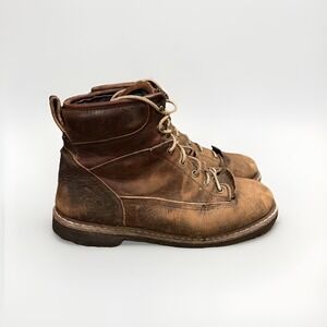 Georgia Boot Brown Leather Work Boots